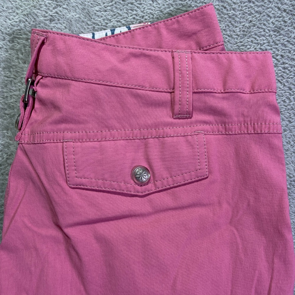 Athleta Women's Pink Casual Shorts Outdoor Hiking Travel‎ Drawstring 32 Waist